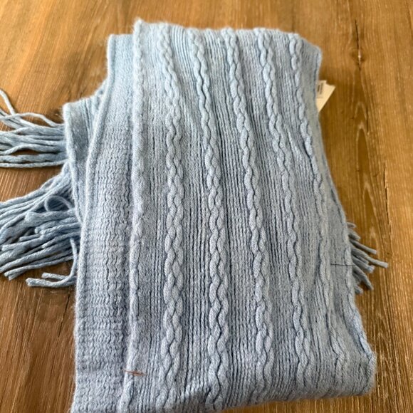 New York and Co. Blue Scarf and Glove Set - Picture 4 of 5